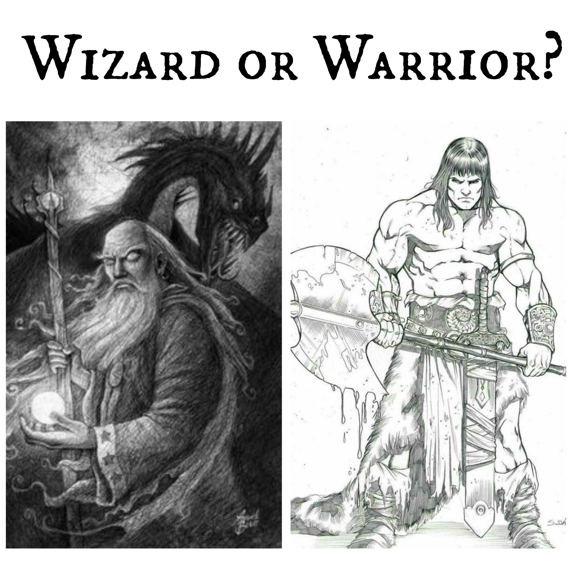 Wizard or Warrior text